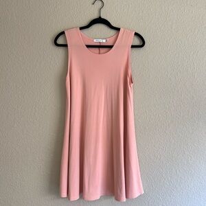 Bishop + Young Peach Sleeveless A-line Mini Dress Sz XS